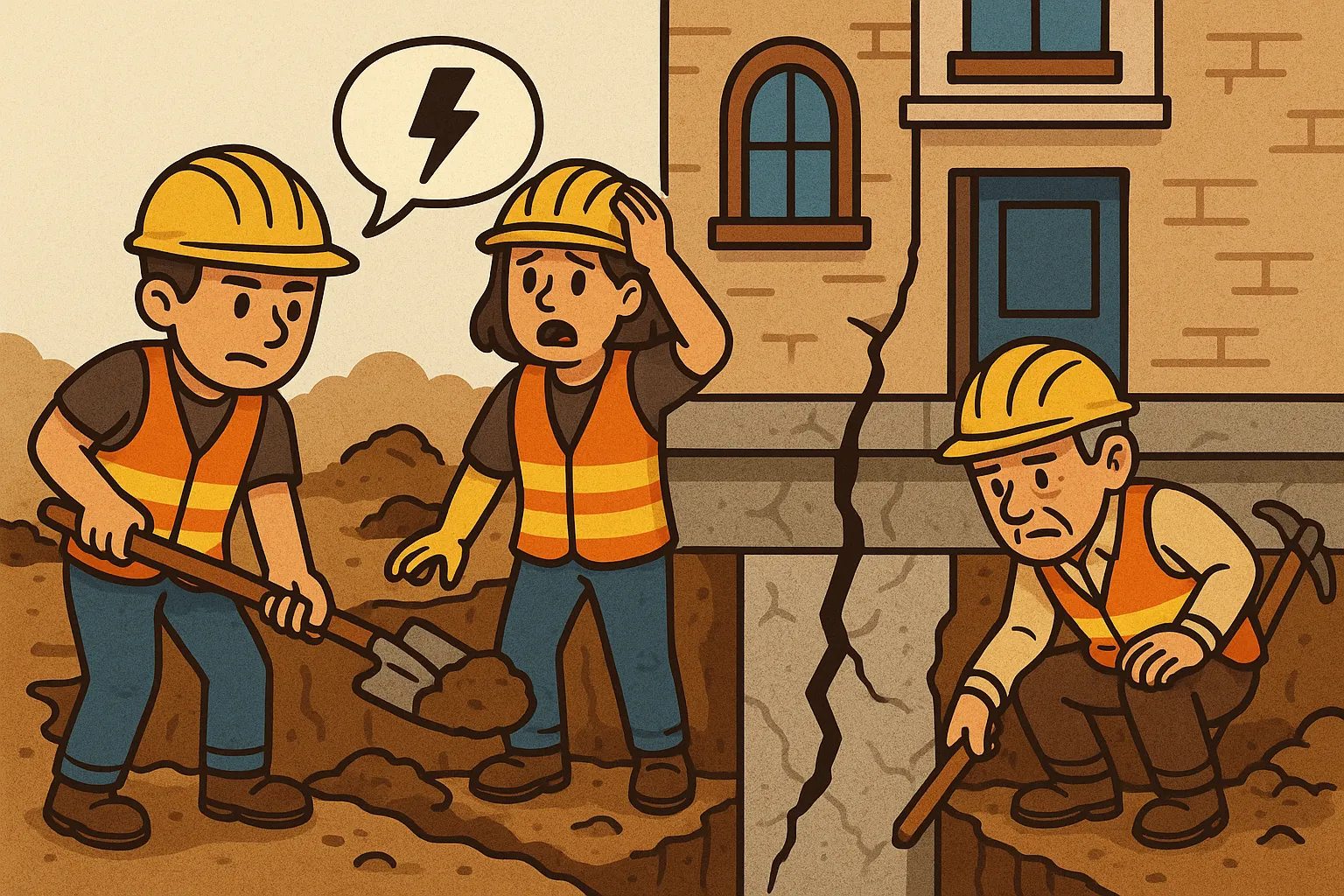A robot uncovering a hidden object, representing architectural truths exposed only during integration.